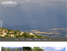 Tablet Screenshot of domusnaturalis.net